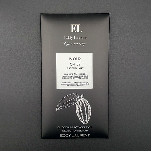 Tablette chocolat noir d’assemblage 54%